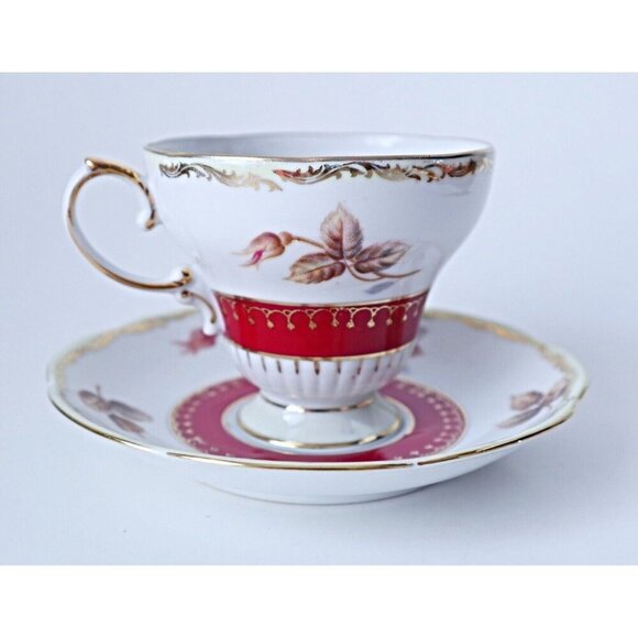 Tea Cup and Saucer Shafford Teacup  Vintage Tea Party High Tea Floral - Picture 2 of 6